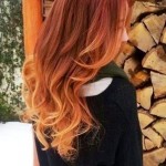 copper ombre hair color